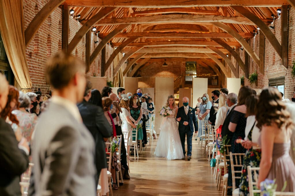 HALES HALL AND THE GREAT BARN WEDDING