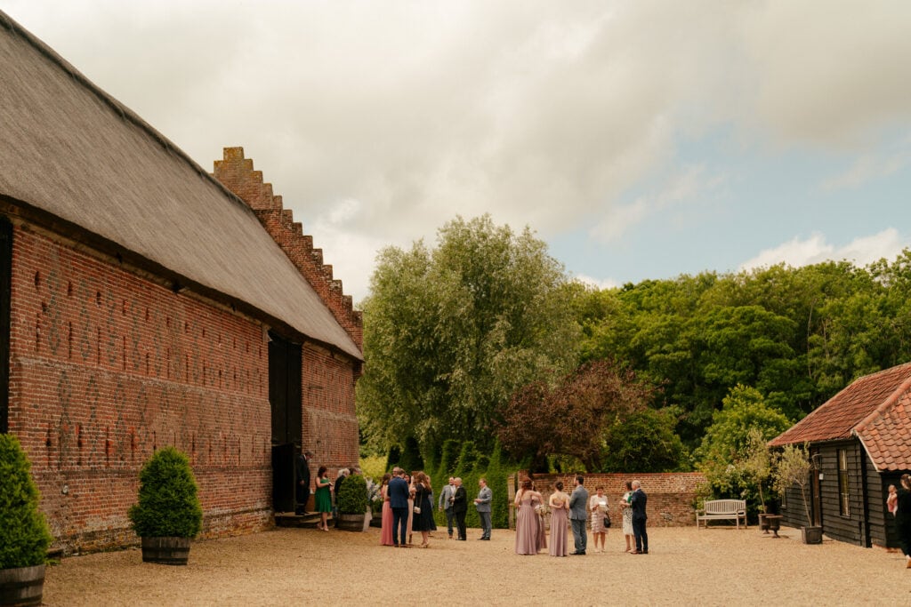 HALES HALL AND THE GREAT BARN WEDDING